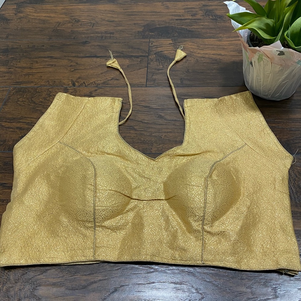 Golden blouse